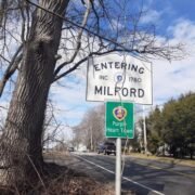 Milford ma town sign