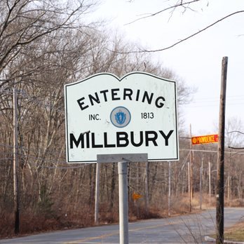 Millbury town sign