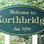 Northridge ma town sign